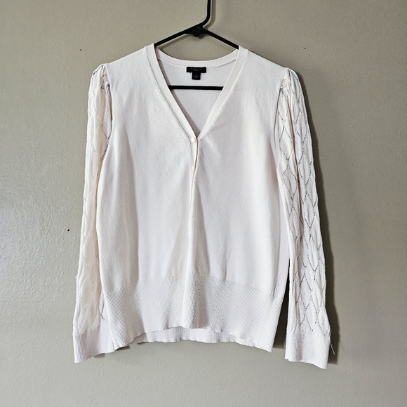 Elegant Cream Cardigan - Picture 1 of 5